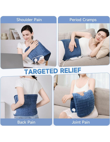 Almohadilla Térmica Eléctrica Stinaolt 60x30 cm 6 Niveles Calor