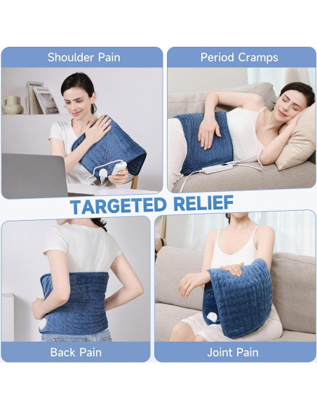 Almohadilla Térmica Eléctrica Stinaolt 60x30 cm 6 Niveles Calor