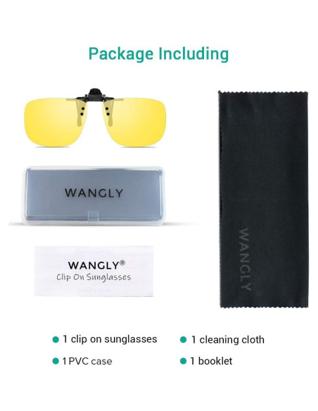 Gafas de sol polarizadas con clip UV400 para prescripción