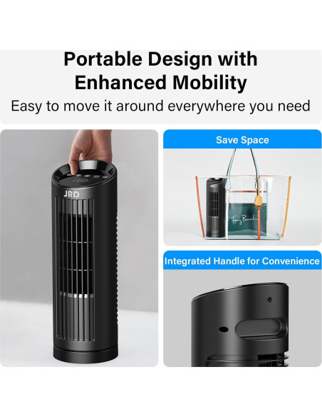 Ventilador de Torre JRD FTS005R 13" Control Remoto Oscilante Ventilador de Torre JRD FTS005R 13" Control Remoto Oscilante