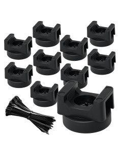 18 Clips Magnéticos para Cables mzfoo - Soporte de Cinta 5.2 kg