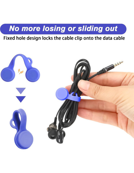 Corbatas Magnéticas Reutilizables Giantree para Organizar Cables - 8 Colores Corbatas Magnéticas Reutilizables Giantree para Organizar Cables - 8 Colores