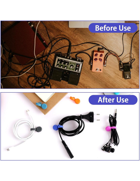 Corbatas Magnéticas Reutilizables Giantree para Organizar Cables - 8 Colores Corbatas Magnéticas Reutilizables Giantree para Organizar Cables - 8 Colores