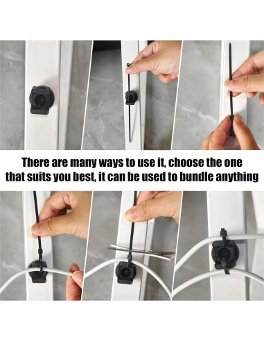 18 Clips Magnéticos para Cables mzfoo - Soporte de Cinta 5.2 kg