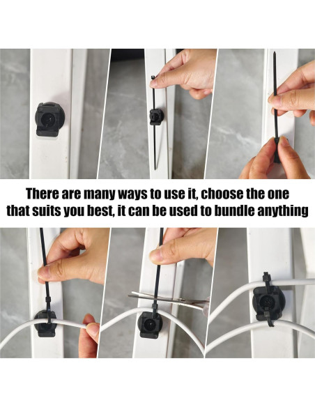 18 Clips Magnéticos para Cables mzfoo - Soporte de Cinta 5.2 kg