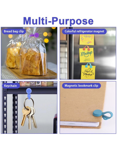 Corbatas Magnéticas Reutilizables Giantree para Organizar Cables - 8 Colores