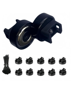 Soportes Magnéticos para Cables Genérico 10 Piezas Nylon