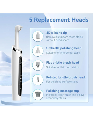 Pulidor de Dientes Hitoth HIWHITE 5 Modos USB Impermeable