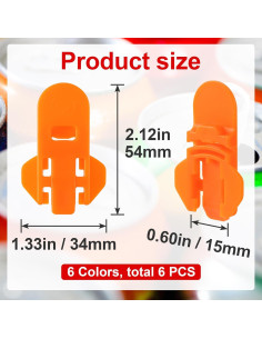 6 Abridores Manuales de Latas Pndeyo - Plástico Reutilizable 2