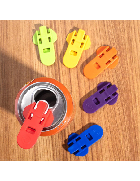 6 Abridores Manuales de Latas Pndeyo - Plástico Reutilizable
