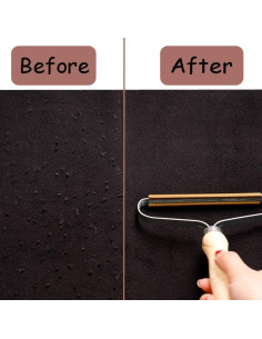 Removedor de Pelusa Manual RPJFCPCS - Mango de Madera, 32g 2