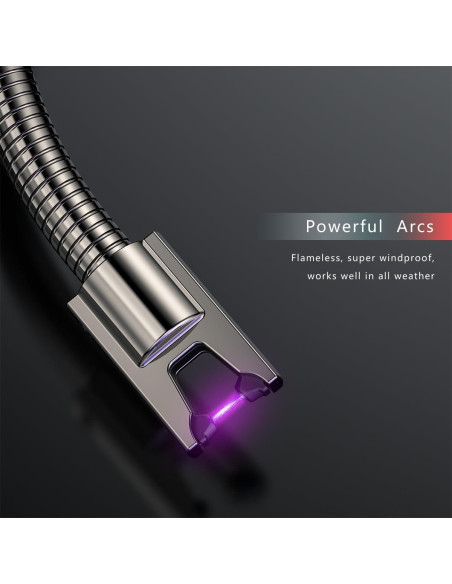 Encendedor Eléctrico de Arco LunarFiery Recargable Tipo C Encendedor Eléctrico de Arco LunarFiery Recargable Tipo C