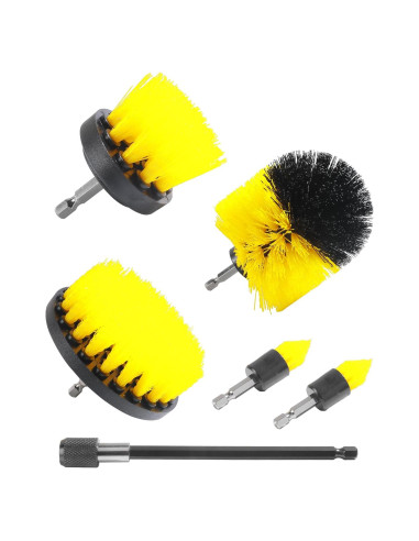 Juego de cepillos de limpieza para coche SCUARI 6 piezas