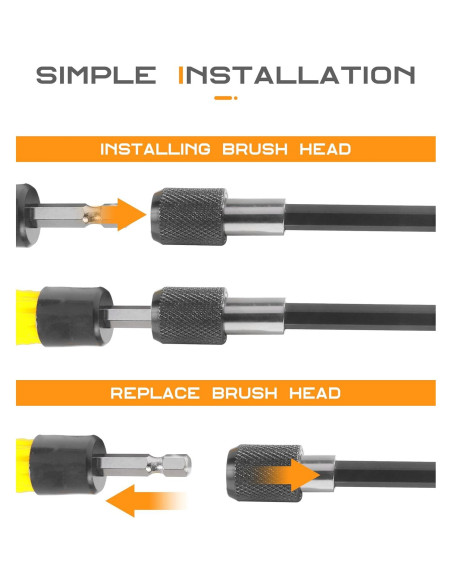 Juego de cepillos de limpieza para coche SCUARI 6 piezas