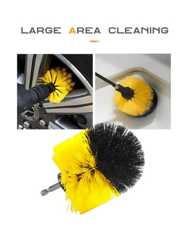 Juego de cepillos de limpieza para coche SCUARI 6 piezas