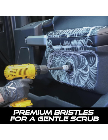 Juego de Cepillos Detalladores VIKING para Taladro - 2 Piezas