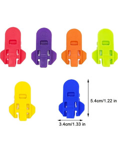 Abrebotellas de Lata de Soda MTOMDY - 60 Piezas Coloridas 2