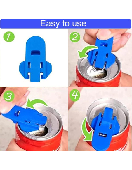 Abrebotellas de Lata de Soda MTOMDY - 60 Piezas Coloridas