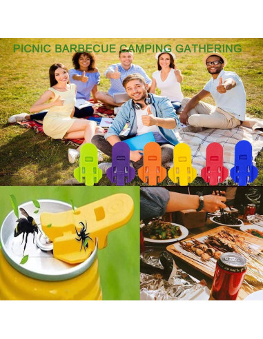 Abrebotellas de Lata de Soda MTOMDY - 60 Piezas Coloridas