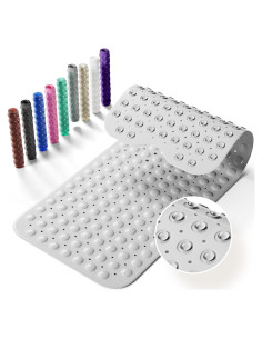 Alfombrilla Antideslizante Krussier 99x41 cm Gris Lavable