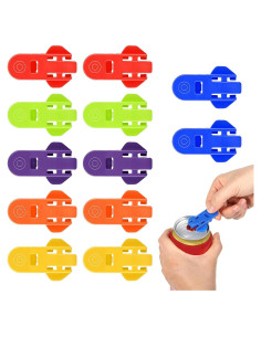 Juego de 12 Abre Latas Manual Teaaha Multicolor 5.4x3.4cm