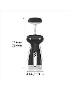 Sacacorchos de alas OXO con cortador de aluminio 26.4cm 2