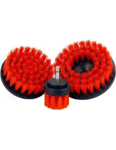 Juego de 3 Cepillos de Taladro Maxshine 7011100 para Limpieza 2