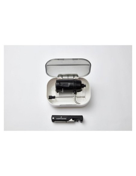 Aerador de Vino Eléctrico Aervana Travel Portátil Negro