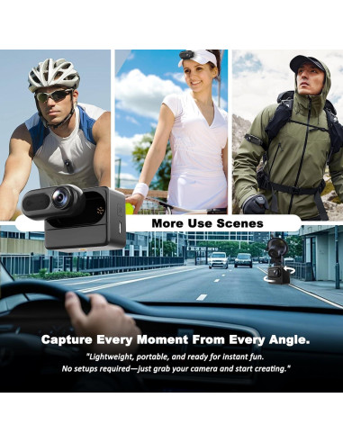 Mini Cámara Corporal Catchallway VD02 128GB Impermeable IPX7