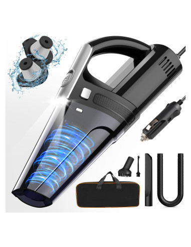 Aspiradora de Coche DRECELL VC008C 7000PA con Cable 12V