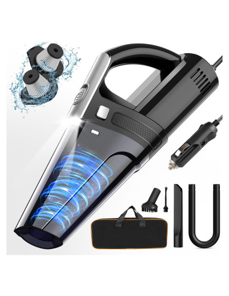 Aspiradora de Coche DRECELL VC008C 7000PA con Cable 12V Aspiradora de Coche DRECELL VC008C 7000PA con Cable 12V