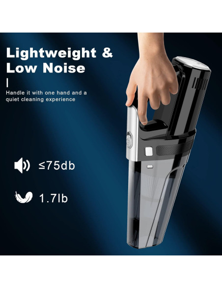 Aspiradora de Coche DRECELL VC008C 7000PA con Cable 12V Aspiradora de Coche DRECELL VC008C 7000PA con Cable 12V