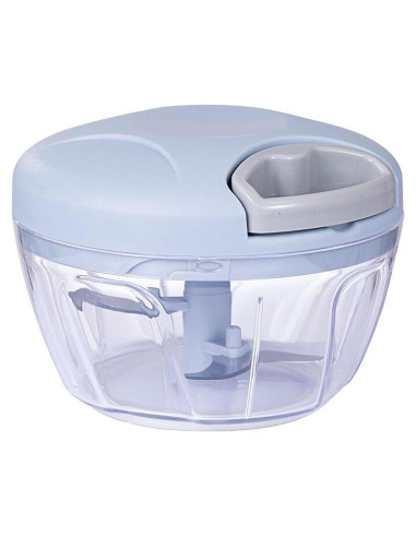 Picador de Ajo Manual YIKANGHENG 500ml Resina ABS Azul