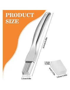 Cortador de Verduras VZZNN 2 Pcs Acero Inoxidable Multifuncional 2