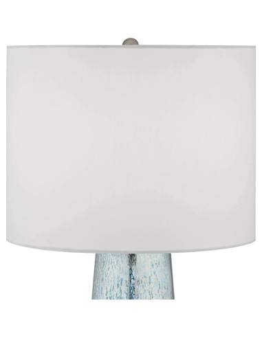 Lámpara de Mesa 360 Iluminación Vidrio Mercurio Azul 76.2 cm