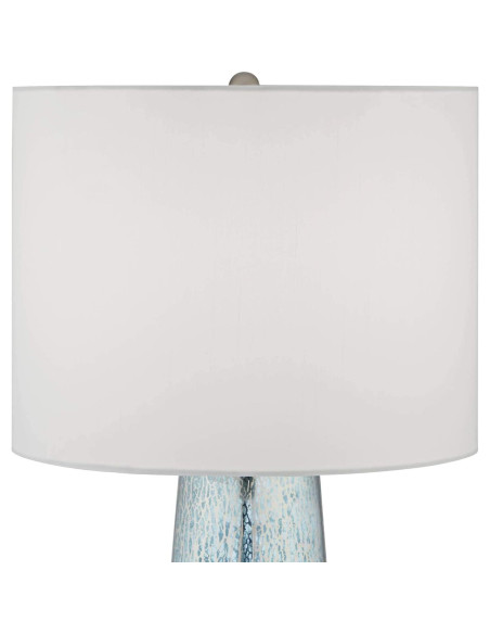 Lámpara de Mesa 360 Iluminación Vidrio Mercurio Azul 76.2 cm