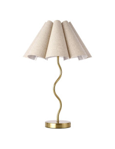 Lámpara de Mesa KUNJOULAM Pequeña 56 cm Pantalla Paraguas