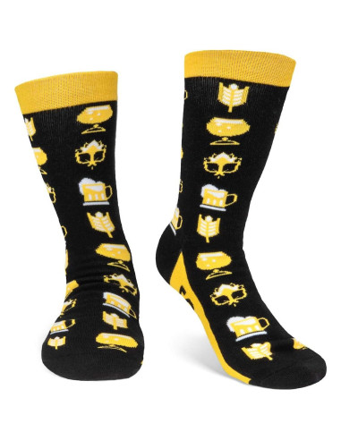 Calcetines Divertidos Lavley de Cerveza Unisex Talla Única