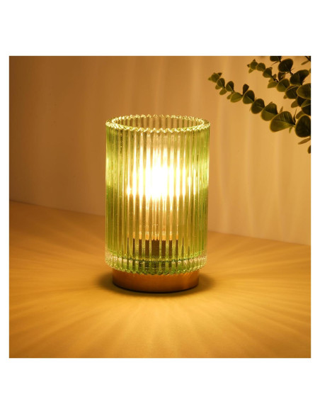 Lámpara de Mesa Inalámbrica Mirasium TL-001 Verde LED Cálida