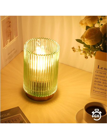 Lámpara de Mesa Inalámbrica Mirasium TL-001 Verde LED Cálida