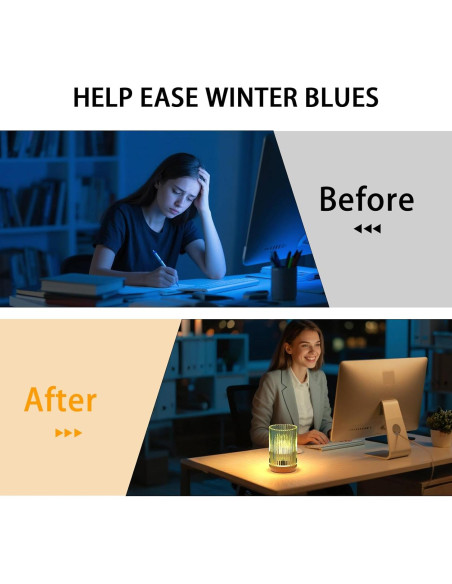 Lámpara de Mesa Inalámbrica Mirasium TL-001 Verde LED Cálida