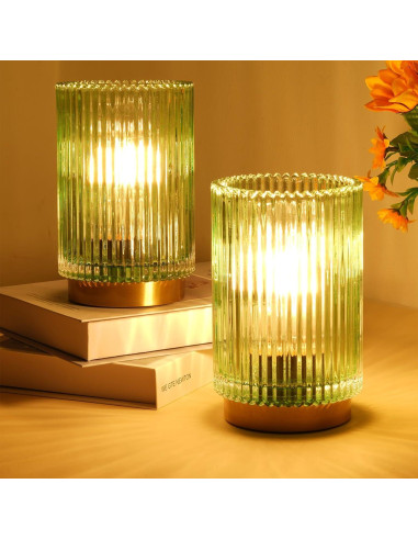 Lámpara de Mesa Inalámbrica Mirasium TL-001 Verde LED Cálida