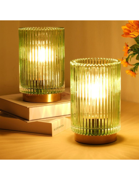 Lámpara de Mesa Inalámbrica Mirasium TL-001 Verde LED Cálida