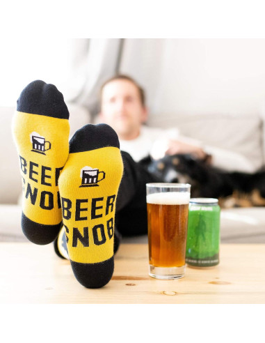 Calcetines Divertidos Lavley de Cerveza Unisex Talla Única