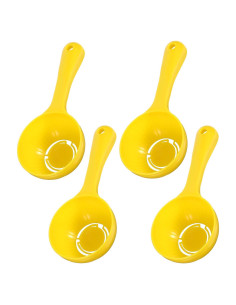 Molde de Cuchara de Arroz Gjinxi 4 Piezas Amarillo Antiadherente