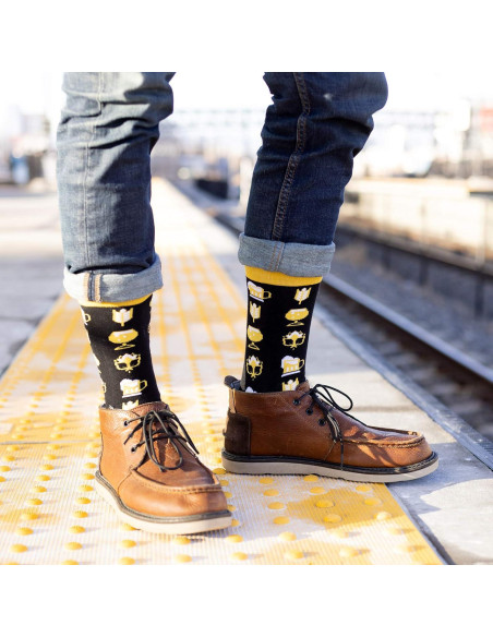 Calcetines Divertidos Lavley de Cerveza Unisex Talla Única