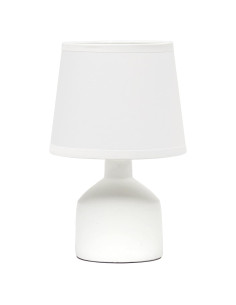 Lámpara de Mesa Simple Designs Mini Bocksbeutal 24 cm Concreto Blanco Roto