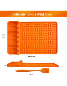 Alfombrilla de Silicona Resistente Blackstone 39x27 cm Antideslizante 2