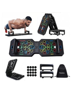 Tabla de Flexiones Plegable Nuotara 19 en 1 con Bandas