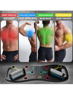 Tabla de Flexiones HOTWAVE Plegable 20 en 1 para Hombres 2